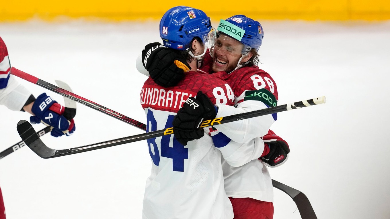 David Pástrňák a Tomas Kundrátek.