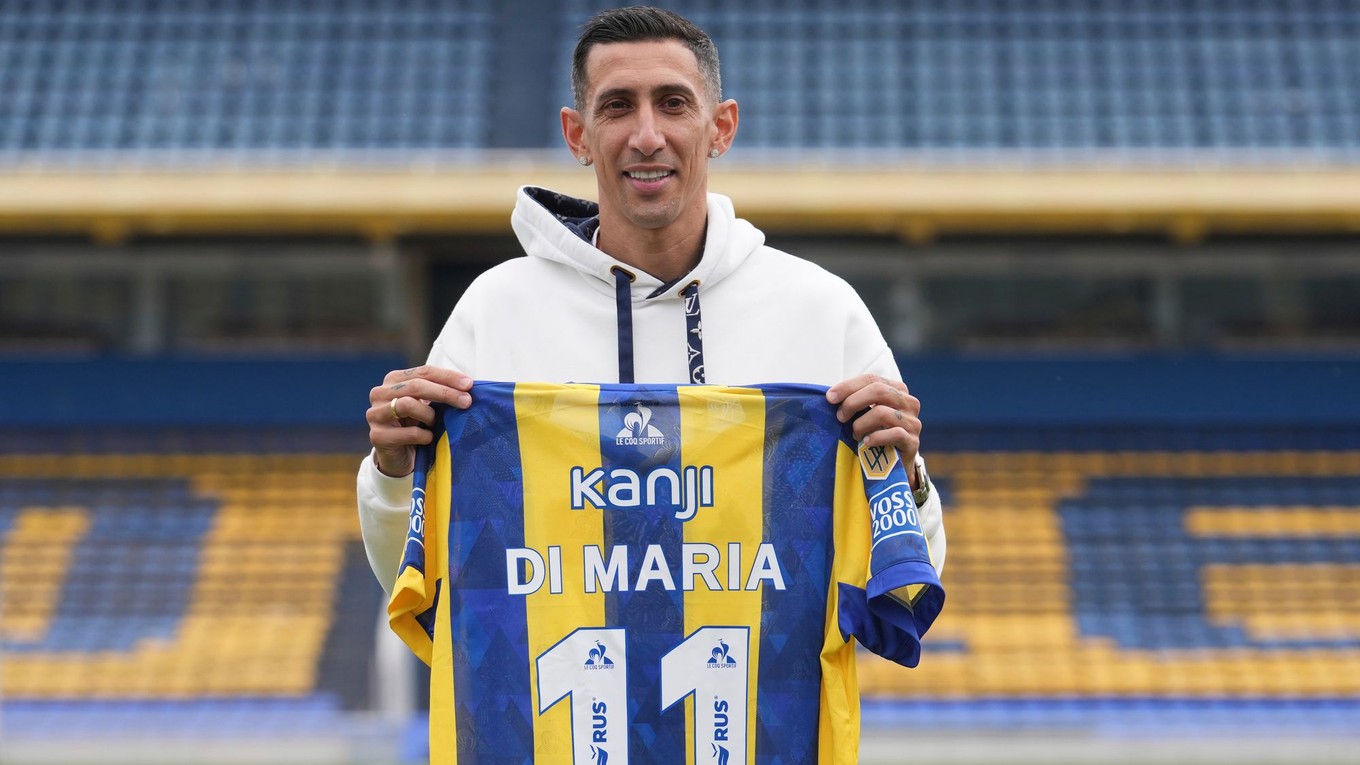 Angel Di Maria s dresom Rosaria
