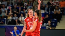 Zľava Karin Šunderlíková, Karolína Fričová (obe Slovensko) 