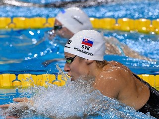 Slovenská plavkyňa Andrea Podmaníková.