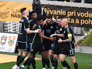 Futbalisti ŠK Slovan Bratislava.