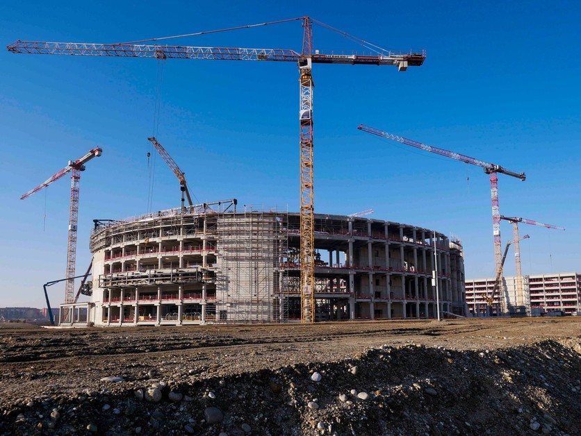 Výstavba hokejovej arény pre ZOH 2026