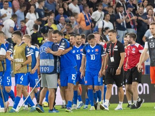 Radosť na slovenských futbalistov.