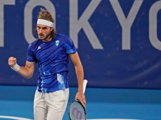 Stefanos Tsitsipas na OH Tokio 2020 / 2021.