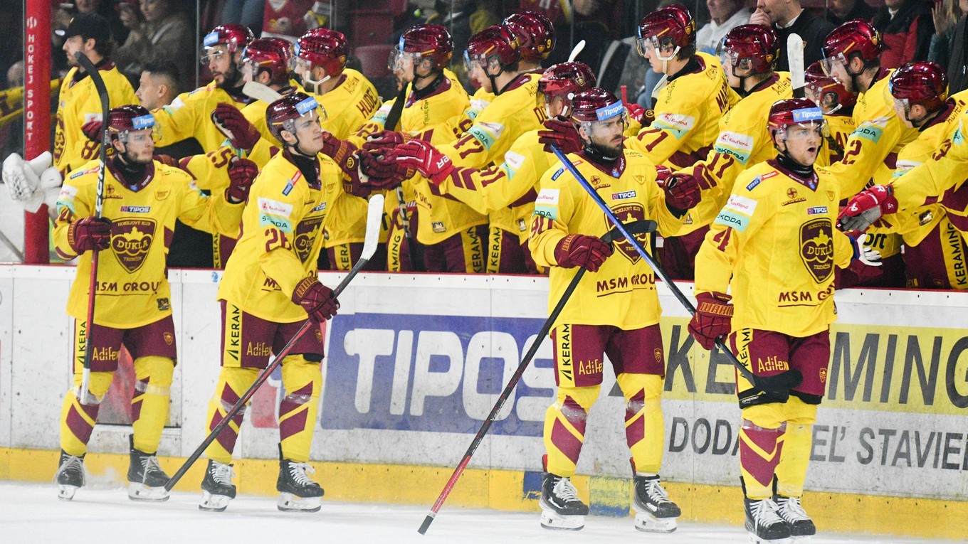 Radosť hokejistov Trenčína