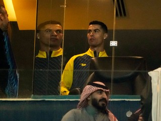 Cristiano Ronaldo na zápase klubu Al Nassr.