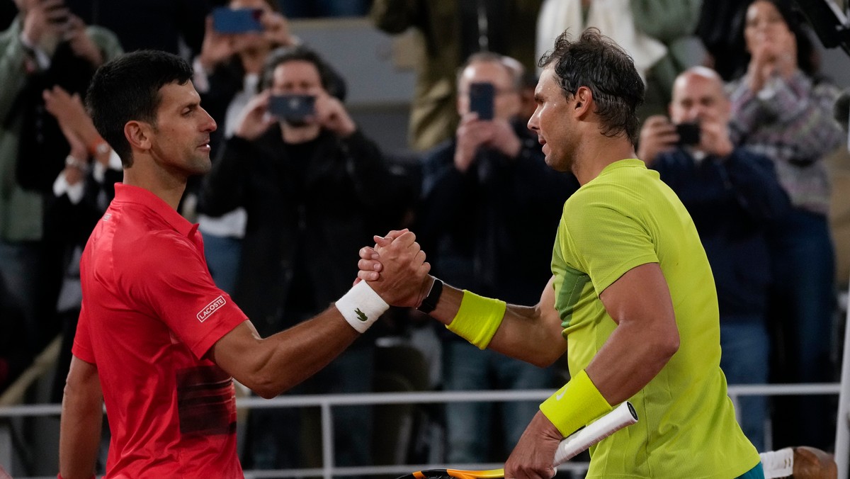 Novak Djokovič a Rafael Nadal.