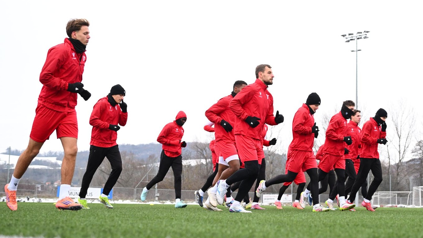Futbalisti AS Trenčín.