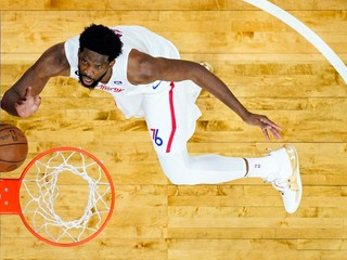 Basketbalista tímu Philadelphia 76ers Joel Embiid.