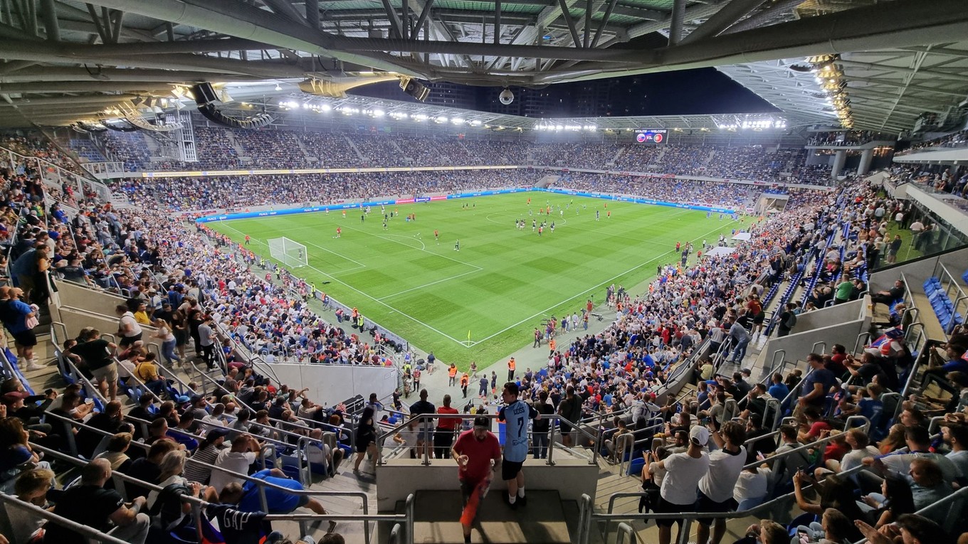 Národný futbalový štadión (Tehelné pole) hostí aj finálový zápas EURO U21 2025 (ME vo futbale do 21 rokov).