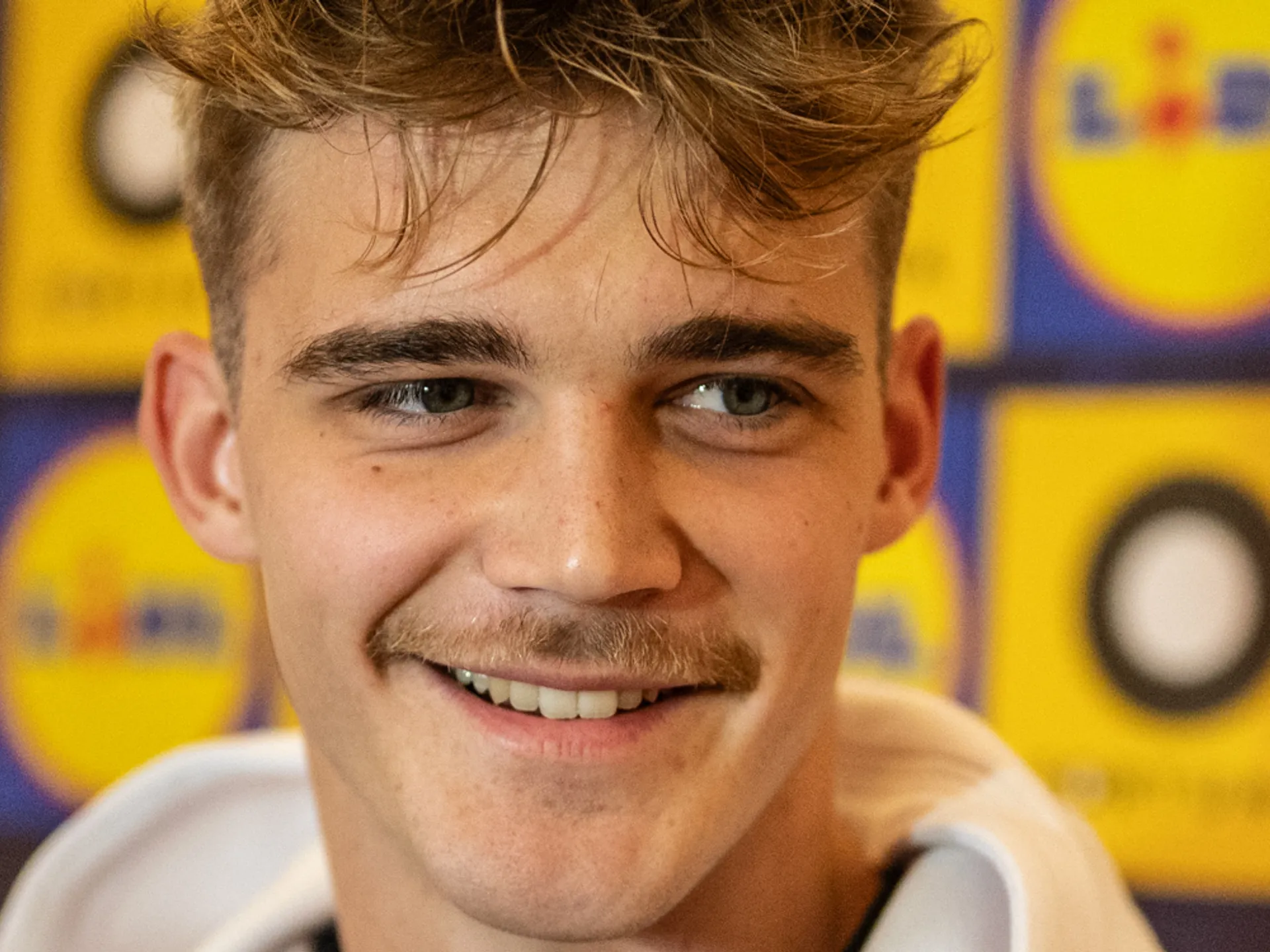 Adam Griger na mediálnom termíne reprezentácie do 21 rokov v Starej Lesnej (10.11.2025)