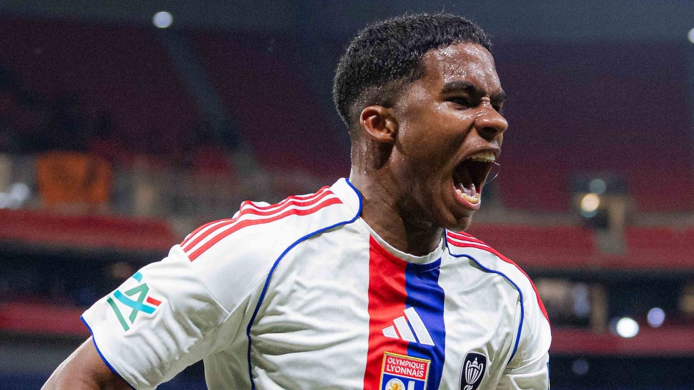 Endrick oslavuje gól