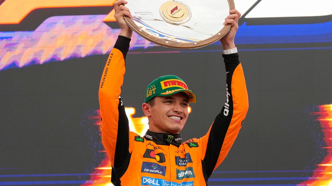 Lando Norris sa stal víťazom Veľkej ceny Austrálie 2025.