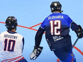 Momentka zo zápasu Veľká Británia - Slovensko