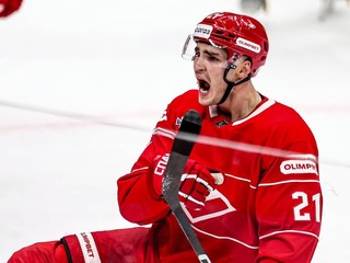 Adam Ružička v drese HC Spartak Moskva.