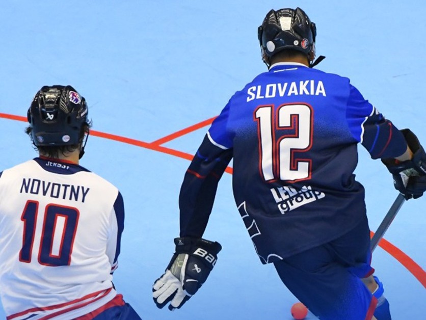 Momentka zo zápasu Veľká Británia - Slovensko