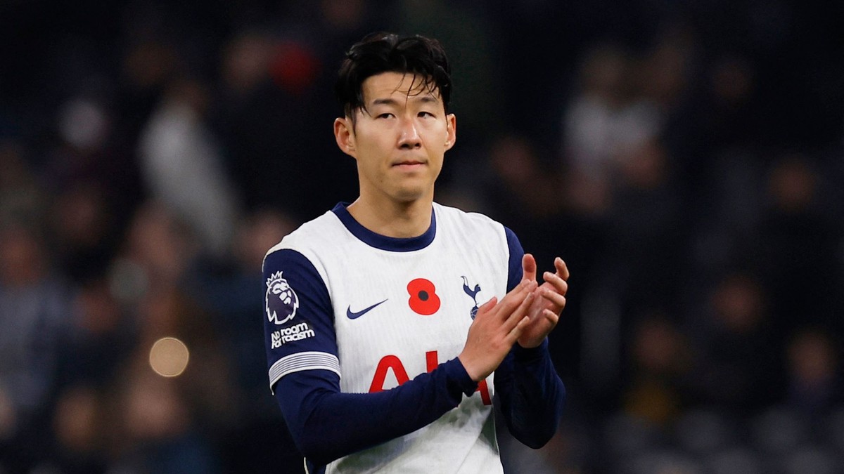 Son Heung-min v drese Tottenham Hotspur.