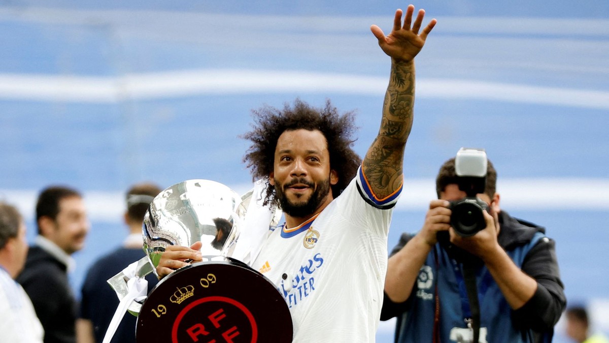 Marcelo v drese Realu Madrid.