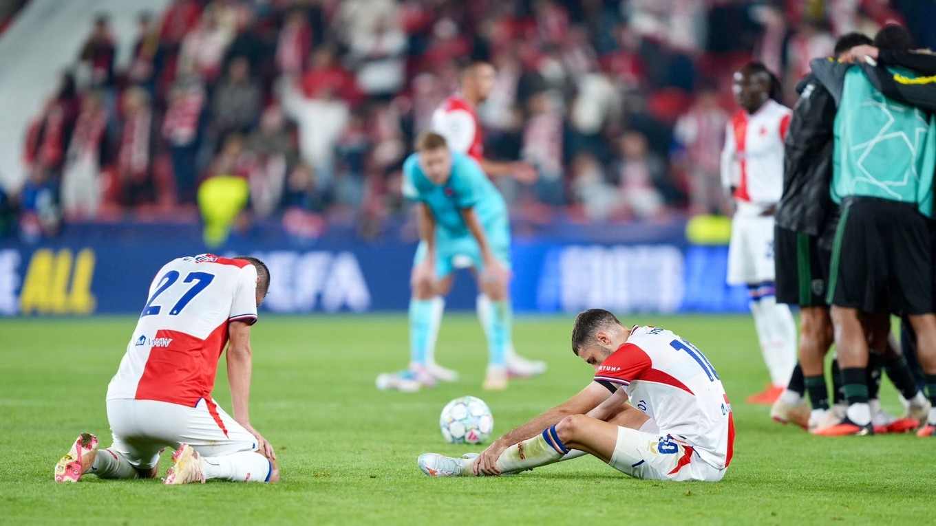 Futbalisti Slavie po prehre