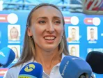 Gabriela Gajanová počas návštevy Slovenského domu na OH 2024