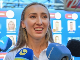 Gabriela Gajanová počas návštevy Slovenského domu na OH 2024