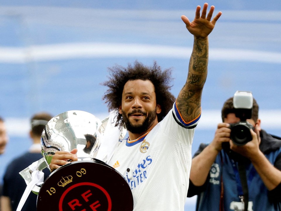 Marcelo v drese Realu Madrid.