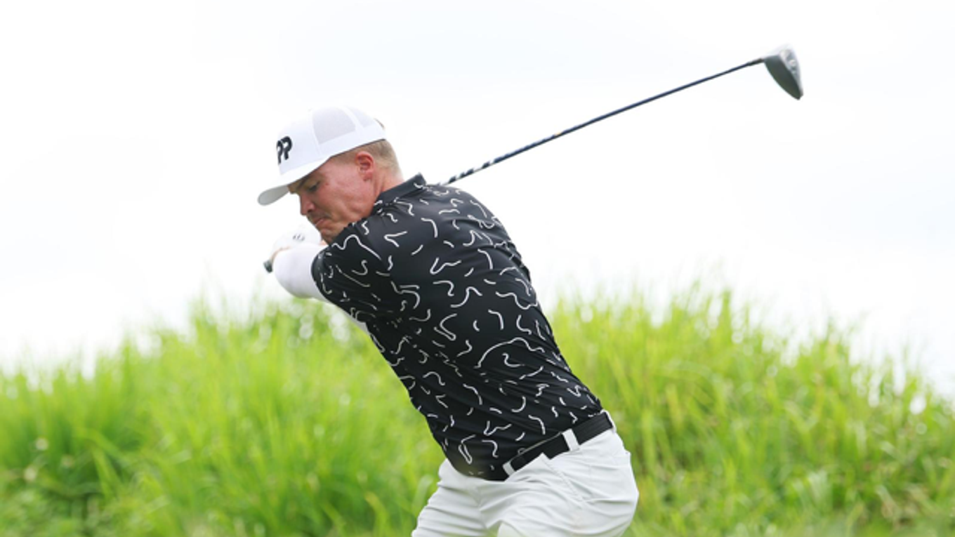 Slovenský golfista Tadeáš Teťák.