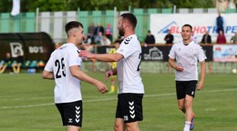 Futbalisti OFK Baník Lehota pod Vtáčnikom.