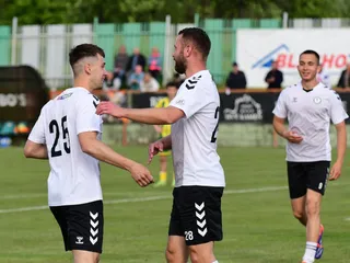 Futbalisti OFK Baník Lehota pod Vtáčnikom.