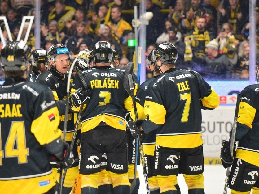 Hokejisti HC Verva Litvínov.