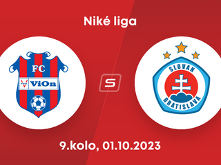FC ViOn Zlaté Moravce - ŠK Slovan Bratislava: ONLINE prenos zo zápasu 9. kola Niké ligy.