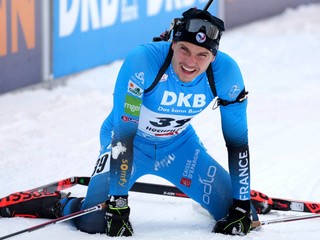 Francúzsky biatlonista Emilien Jacquelin.