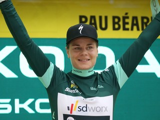 Belgická cyklistka Lotte Kopecká získala zelený dres na Tour de France 2023.