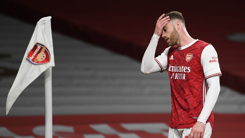 Calum Chambers z tímu Arsenal Londýn.