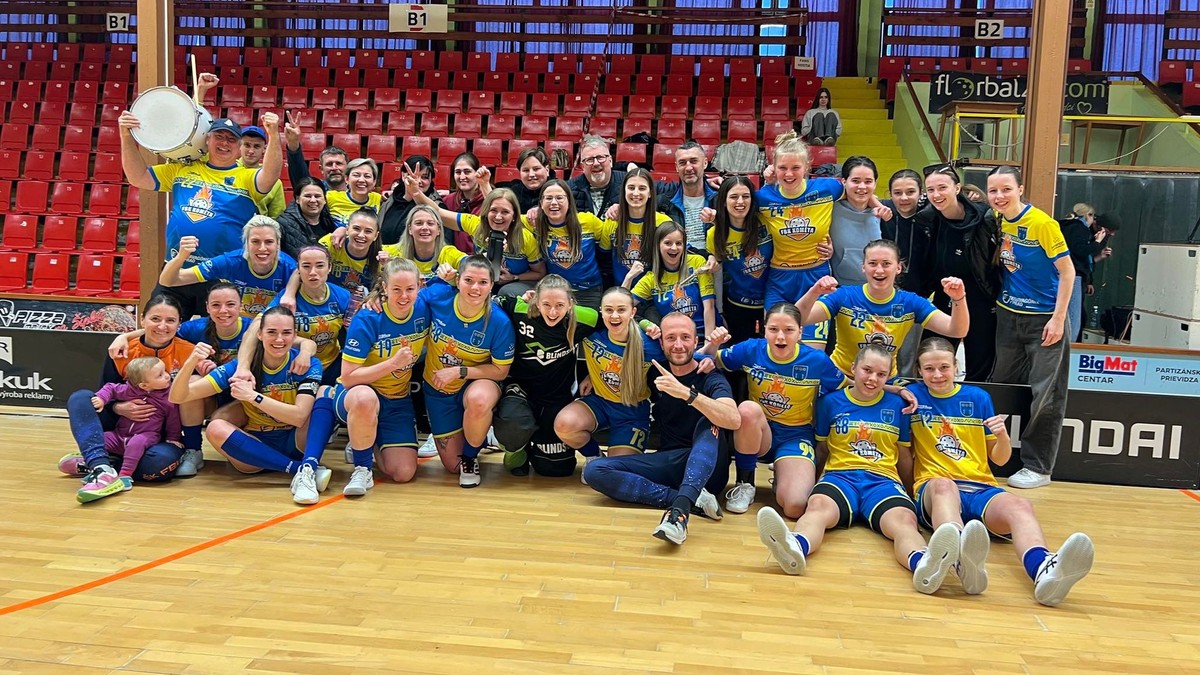 Florbalistky FBK Kométa Spišská Nová Ves.