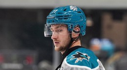 Pavol Regenda v drese tímu San Jose Barracuda.
