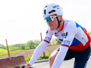 Slovenský cyklista Lukáš Kubiš.