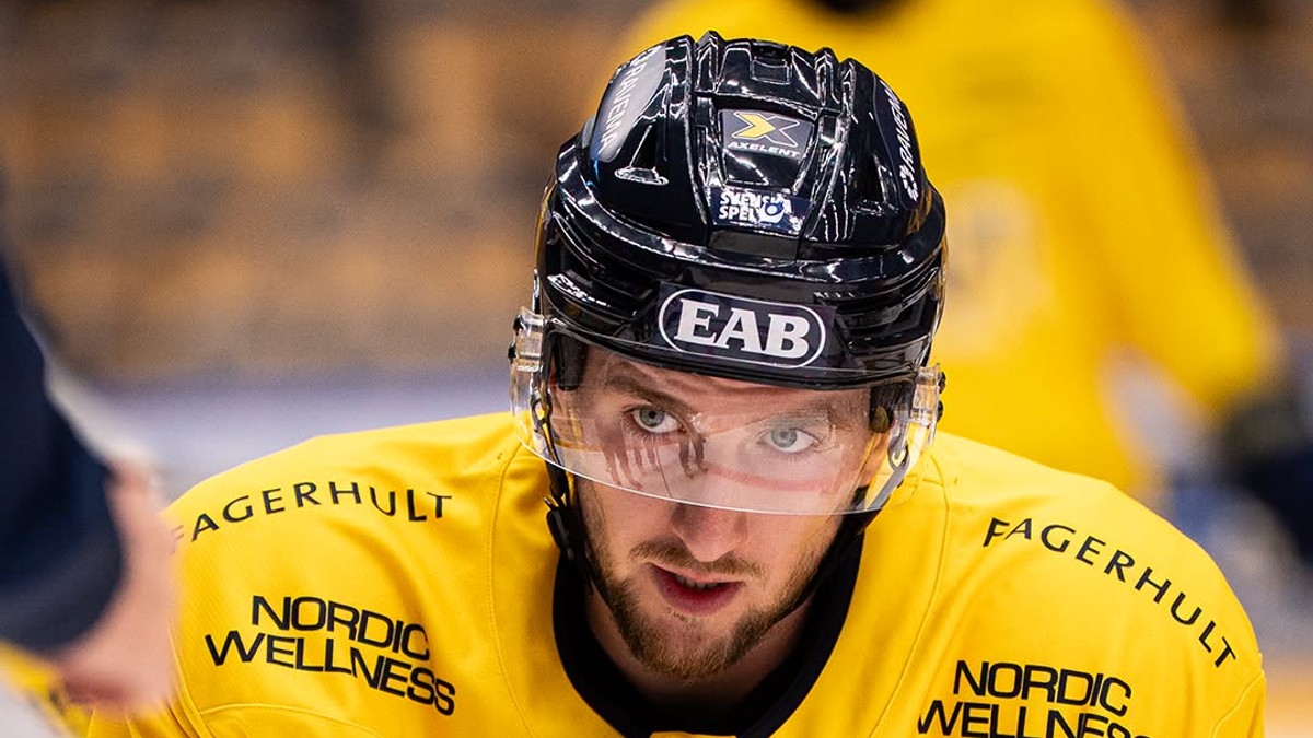 Pavol Regenda v drese švédskeho tímu HV 71. 