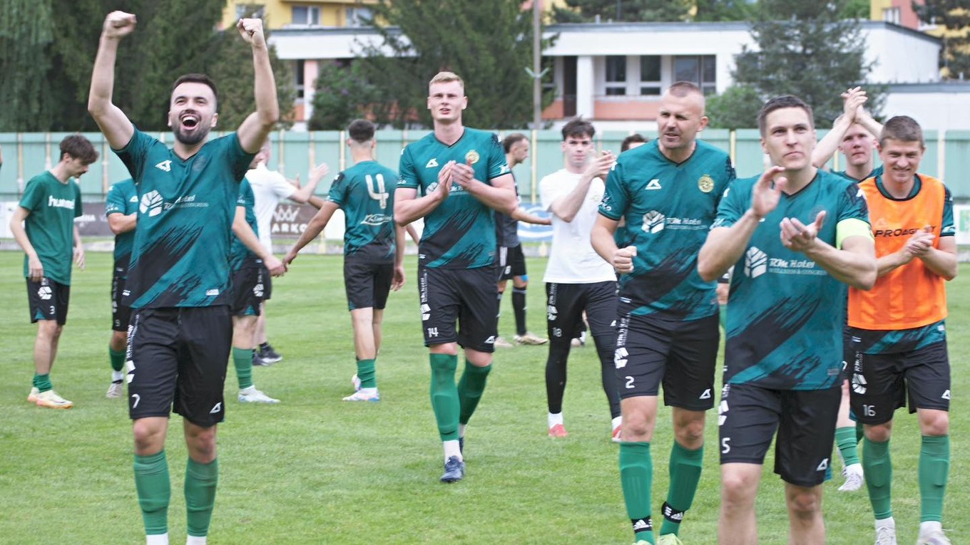 Futbalisti FC Baník Prievidza.