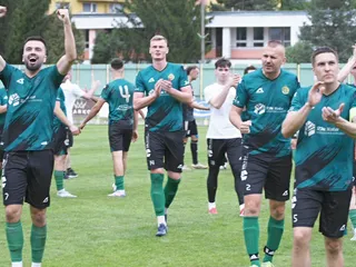 Futbalisti FC Baník Prievidza.