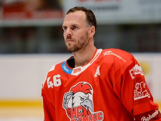 David Krejčí v drese Olomoucu. 