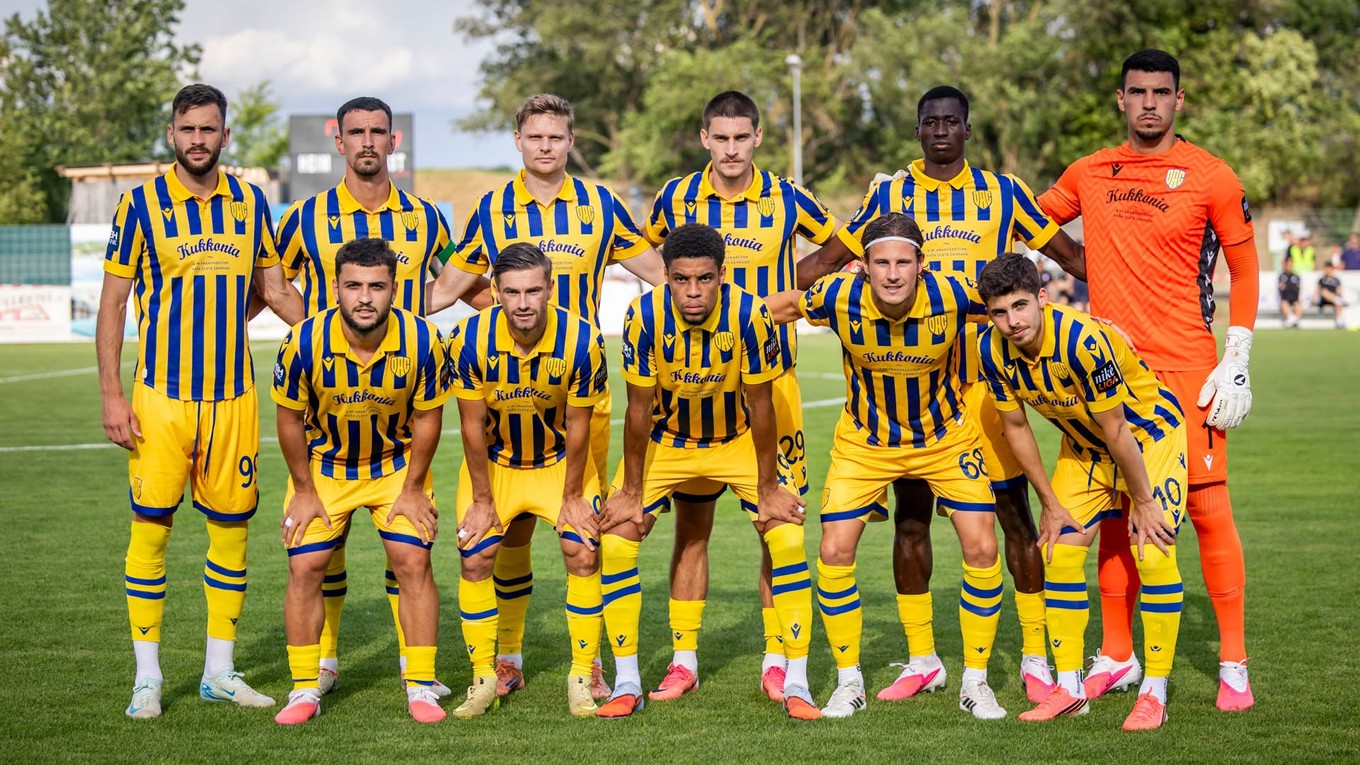 Futbalisti tímu FC DAC 1904 Dunajská Streda.