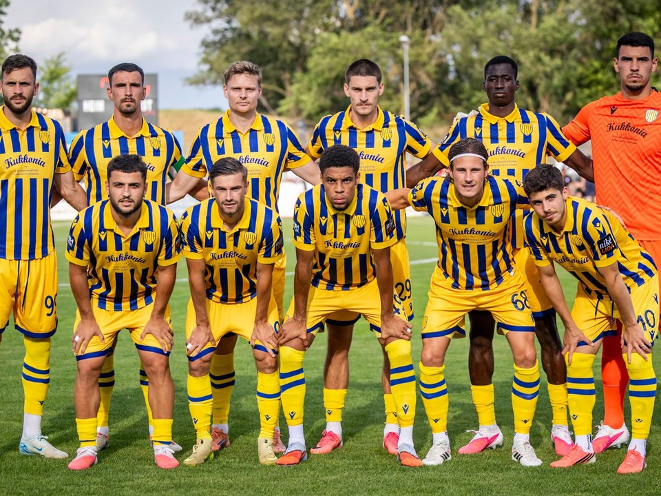 Futbalisti tímu FC DAC 1904 Dunajská Streda.