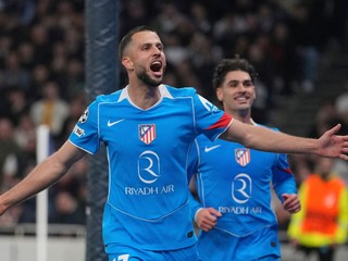 Dávid Hancko po strelení gólu v osemfinále Ligy Majstrov.