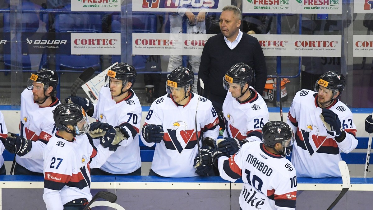 Hokejisti HC Slovan Bratislava.