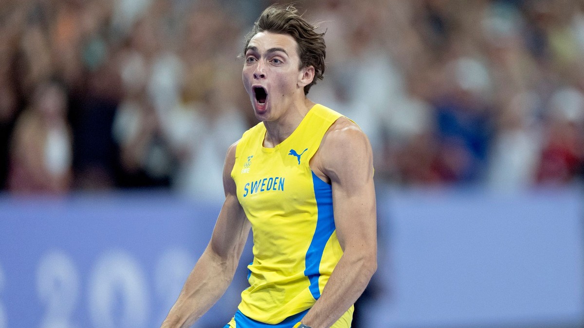 Armand Duplantis sa teší.