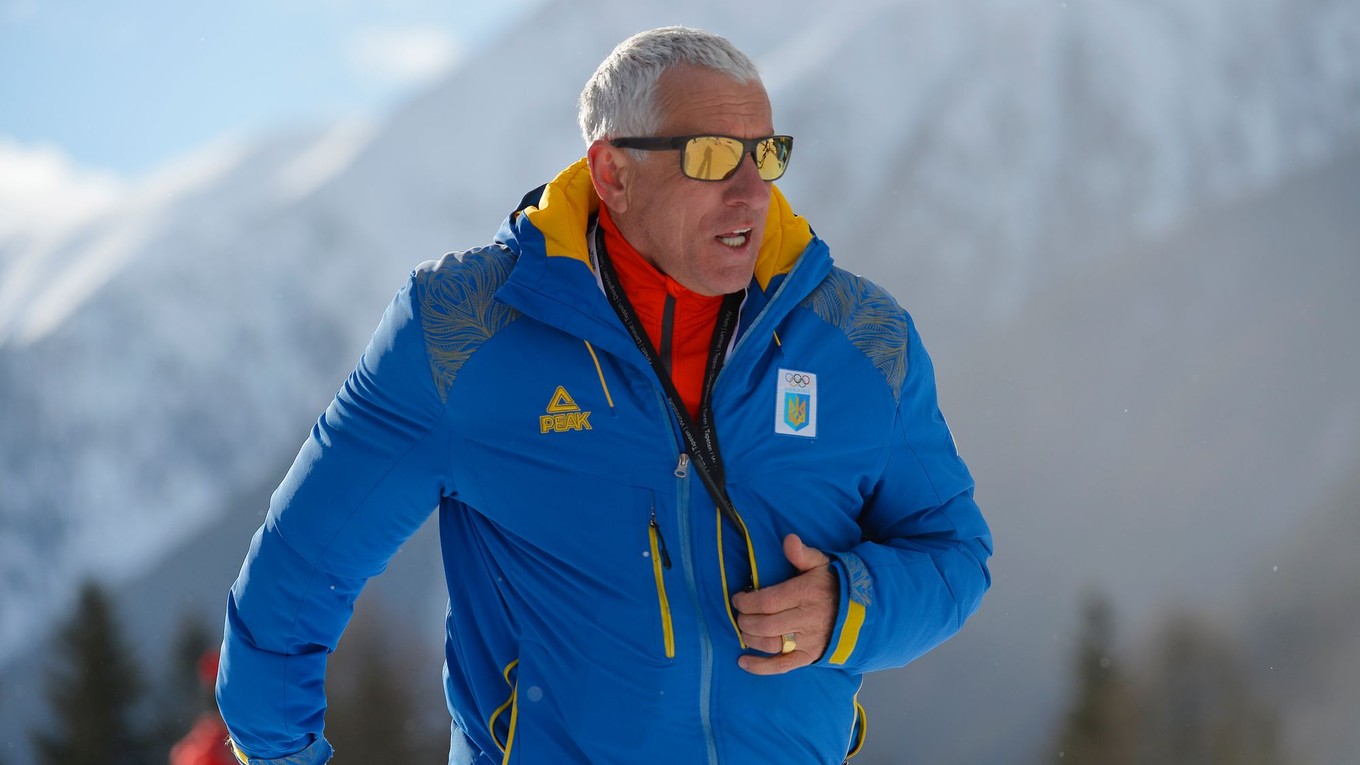 Tréner ukrajinskej mužskej reprezentácie v biatlone Juraj Sanitra.