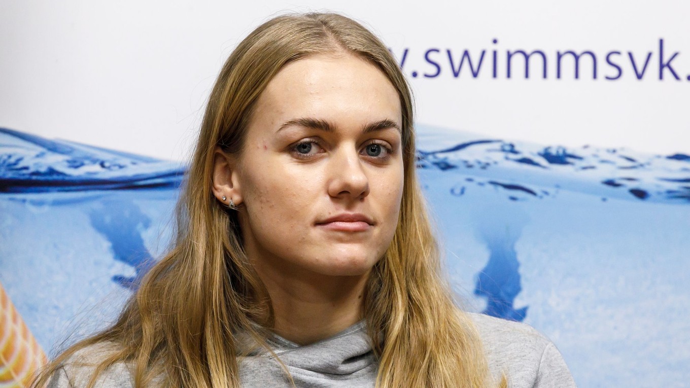 Slovenská reprezentantka v plávaní Tamara Potocká.