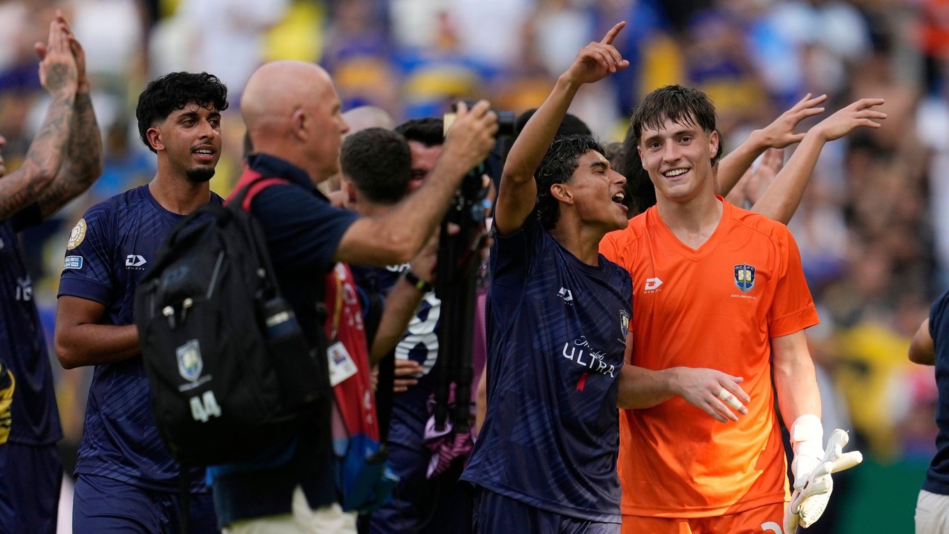 Radosť hráčov Auckland City