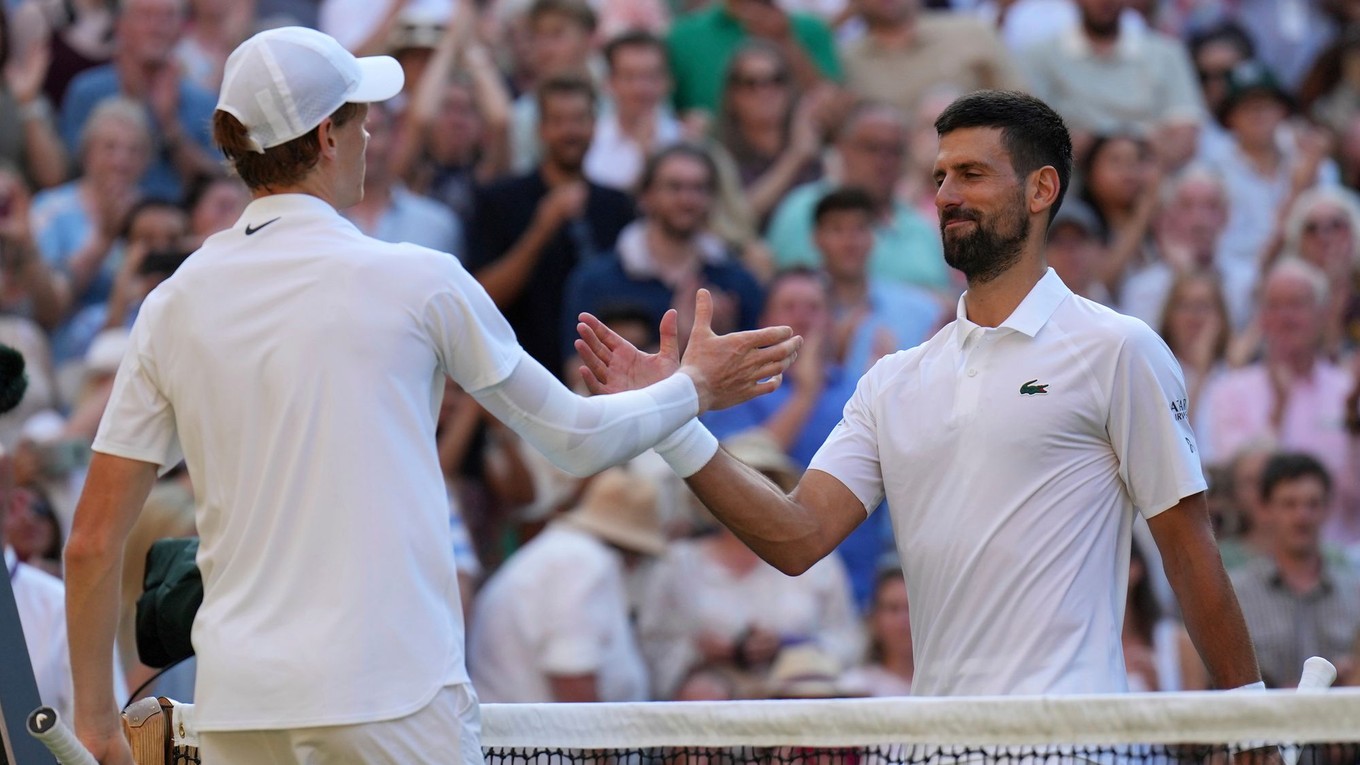 Jannik Sinner a Novak Djokovič